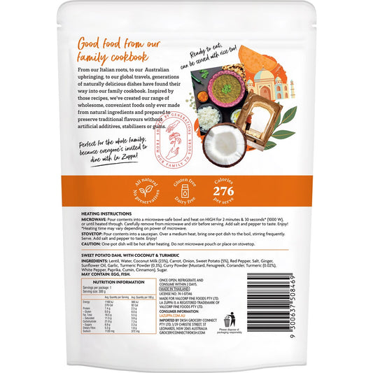 La Zuppa One-pot-dish Sweet Potato Dahl With Coconut & Turmeric 300g