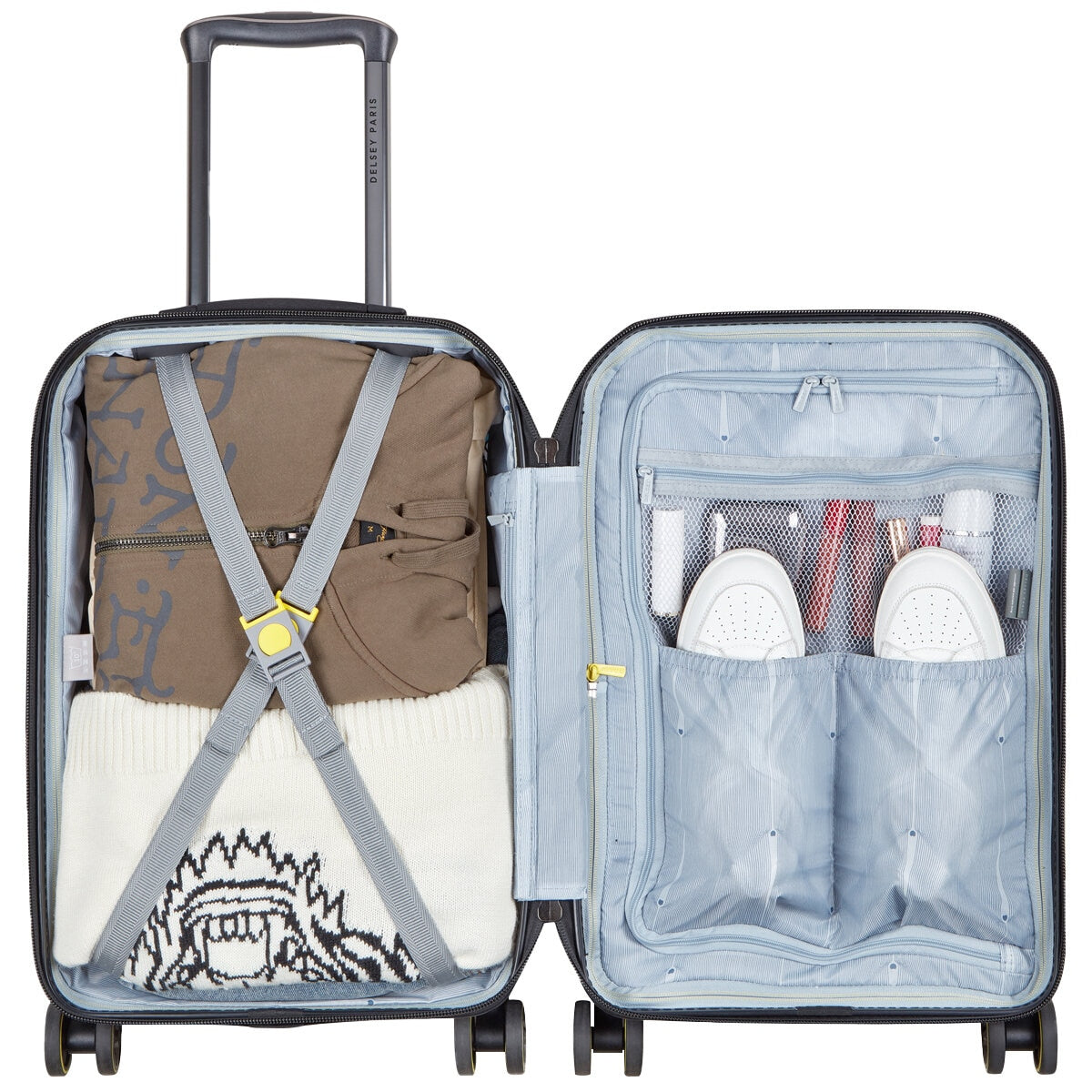 Delsey Helium Edge Hardside Luggage Set 2 Piece Graphite