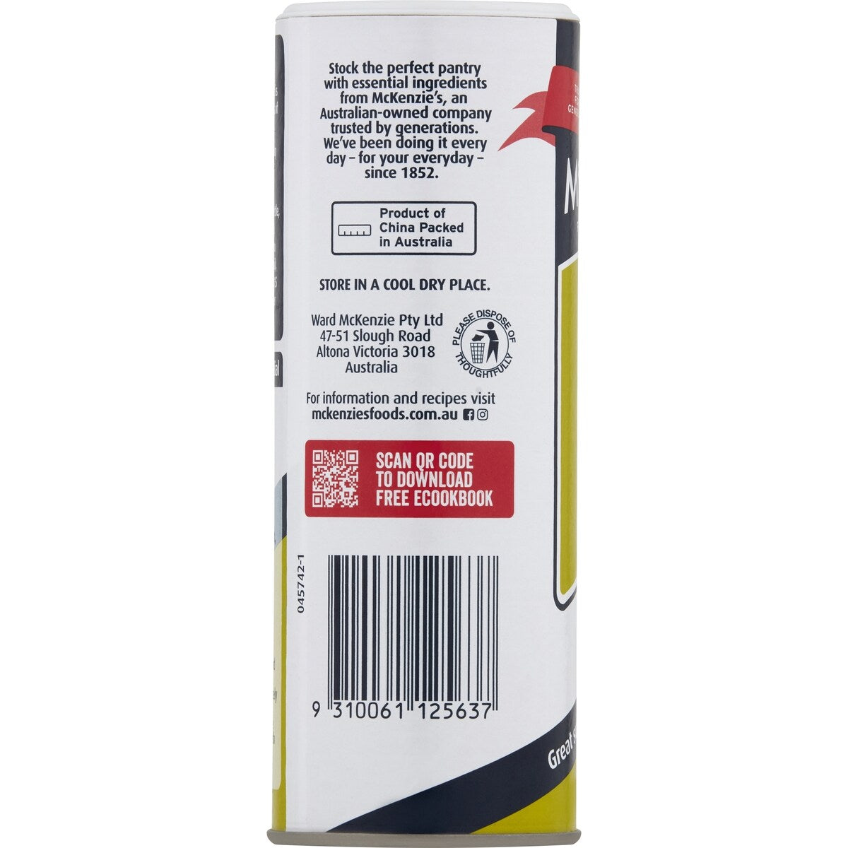 McKenzie's Citric Acid 150g