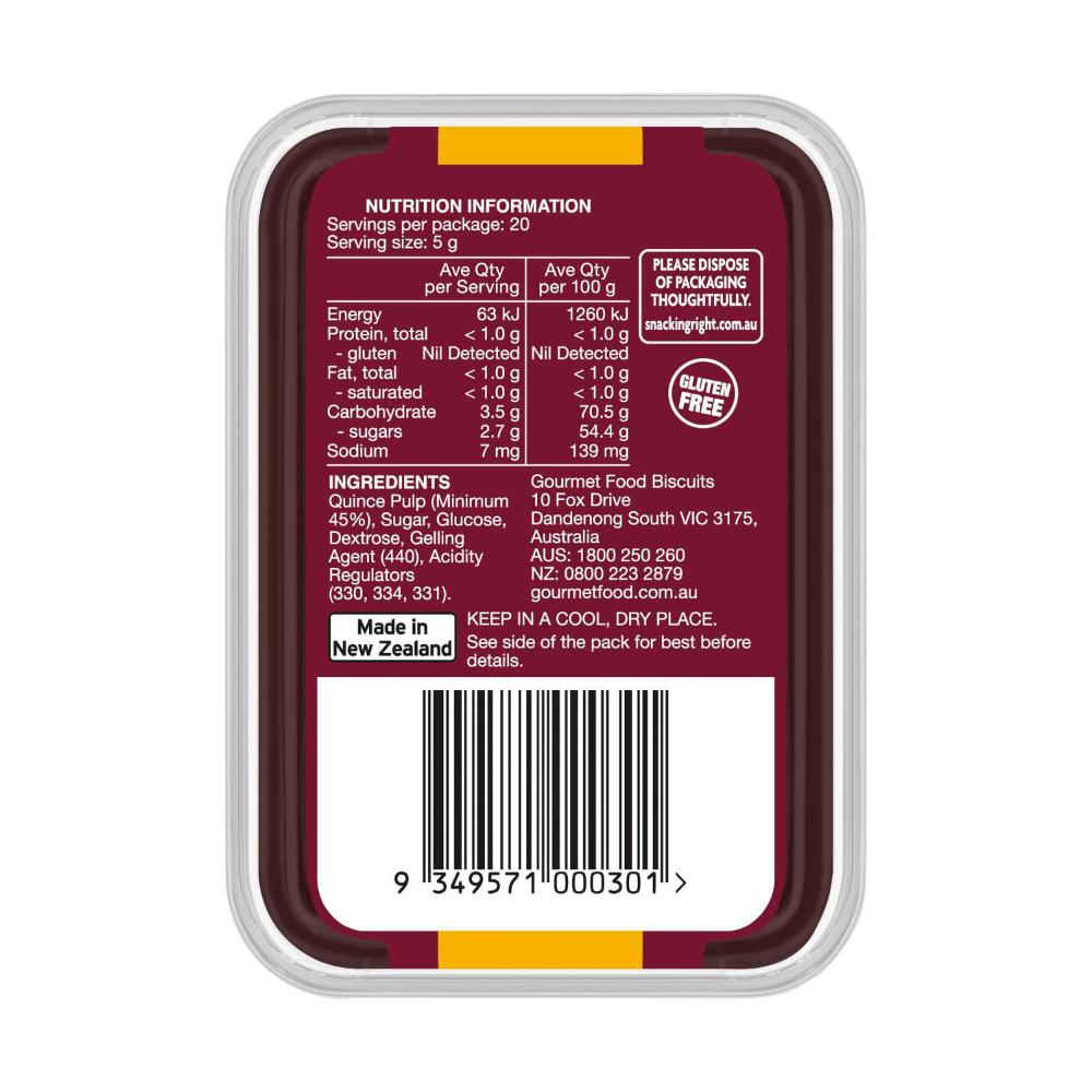 OB Finest Quince Fruit Paste - 100g