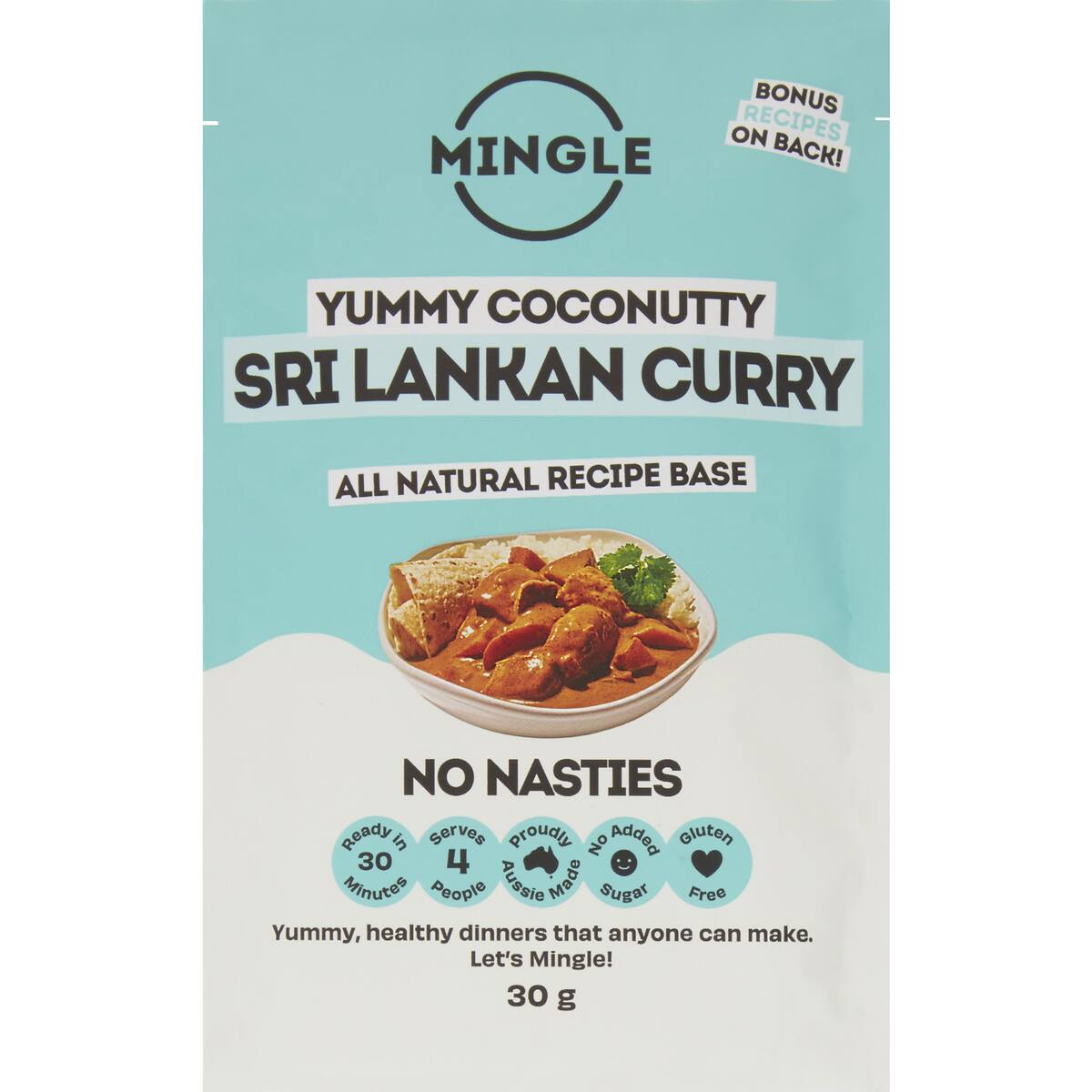 Mingle Sri Lankan Coconut Turmeric Curry Recipe Base 30g