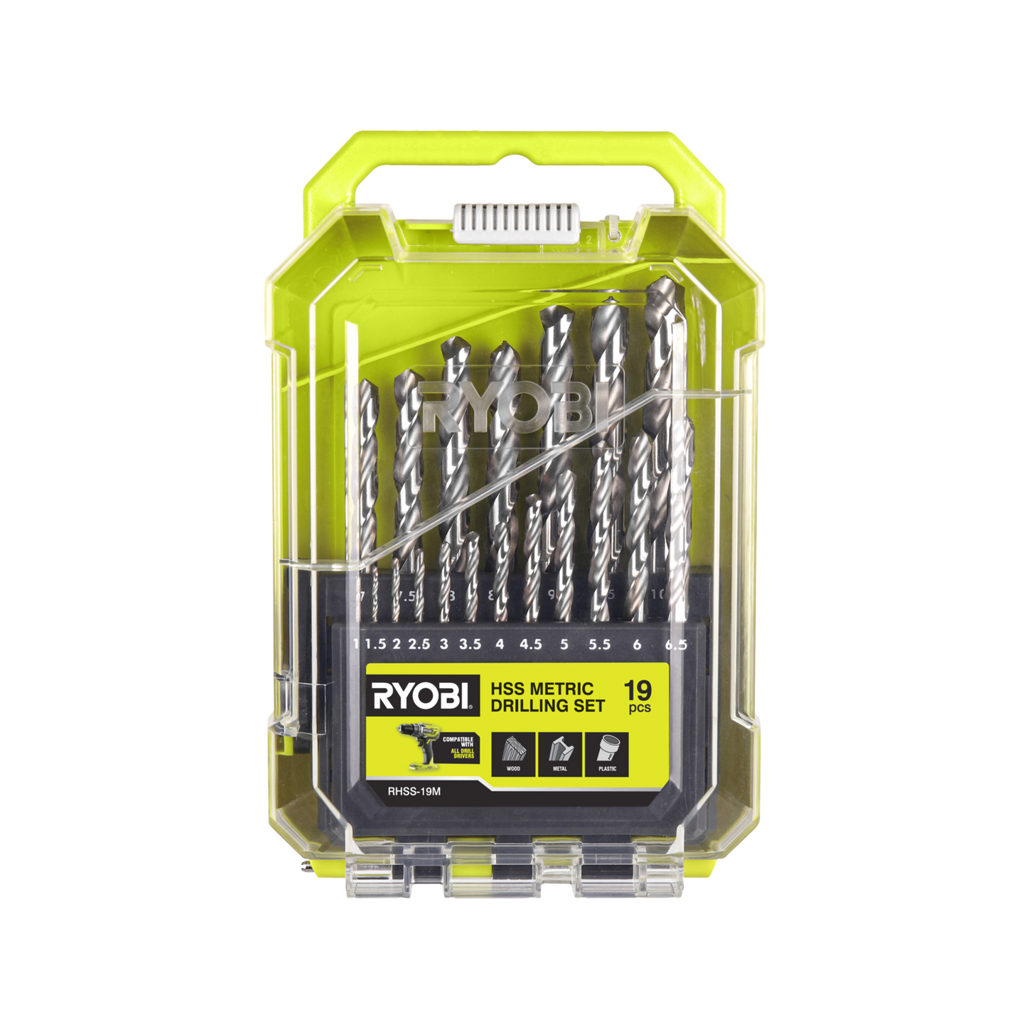 Ryobi Drill Bit Set - 19 Piece