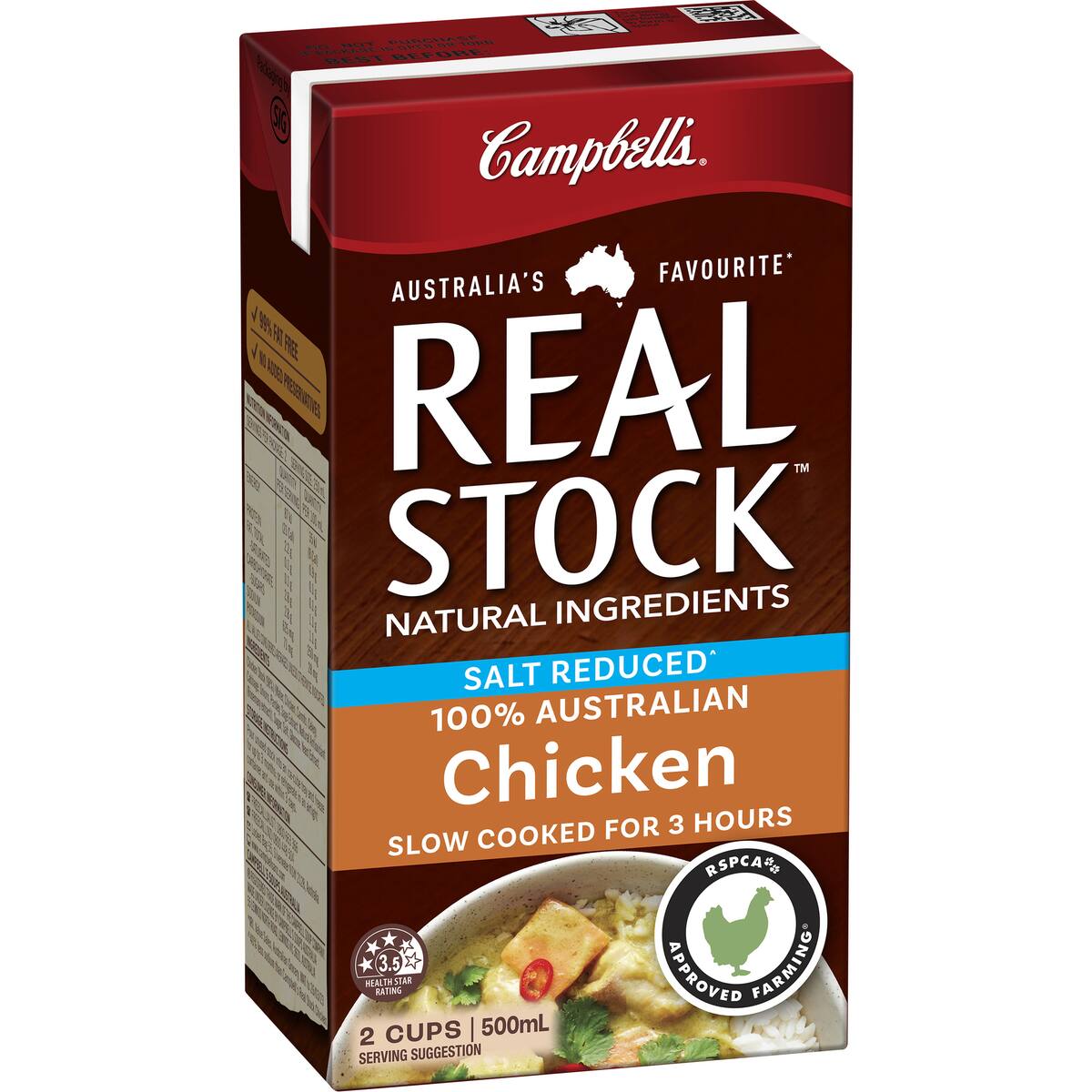 Campbell's Real Stock Chicken Salt Reduced 500ml