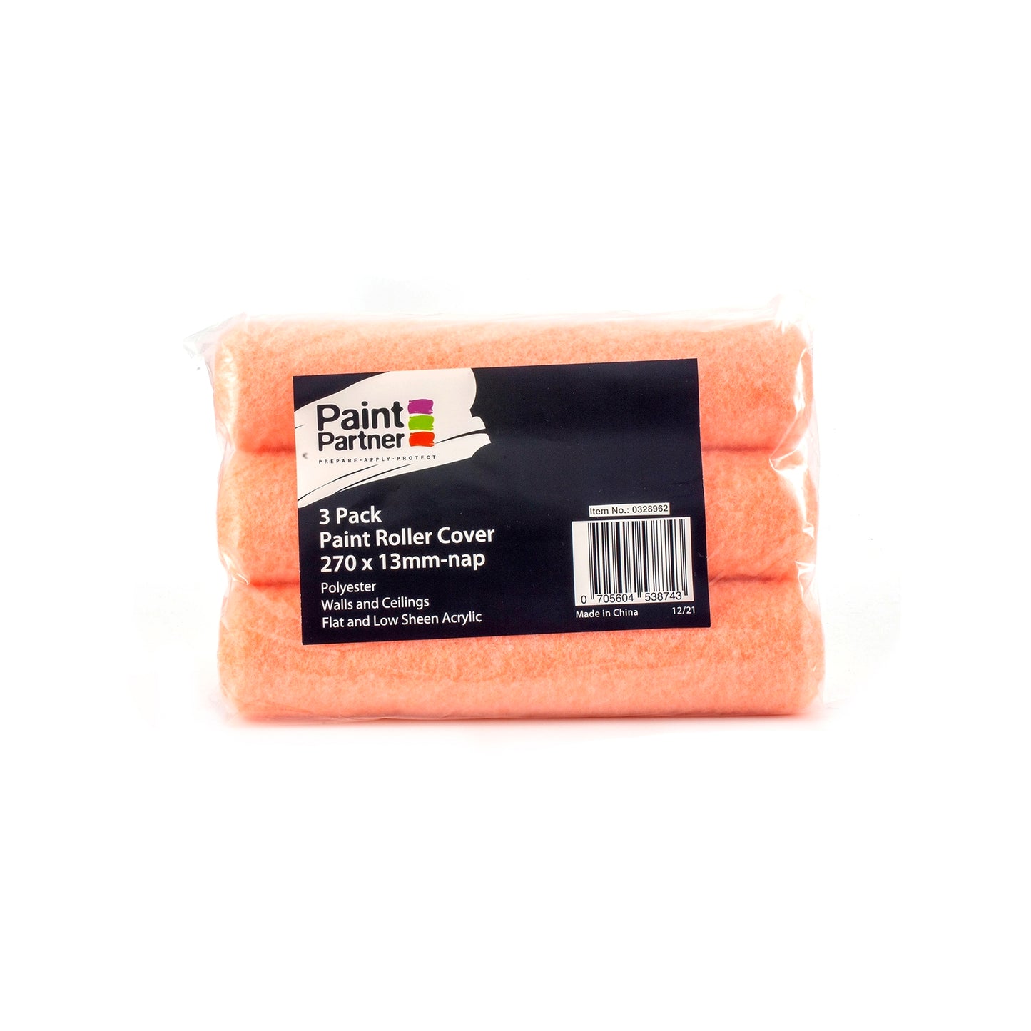 Paint Partner Paint Roller Cover - 270mm - 3 Pack