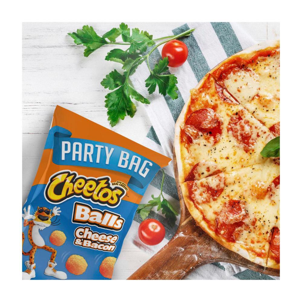 Cheetos Balls Cheese Snacks Party Bag Cheese & Bacon - 190g