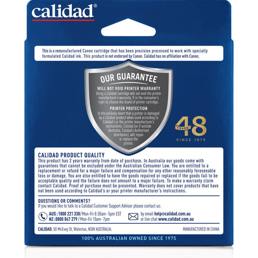 Calidad Canon 645 Printer Ink Cartridges 2 Pack