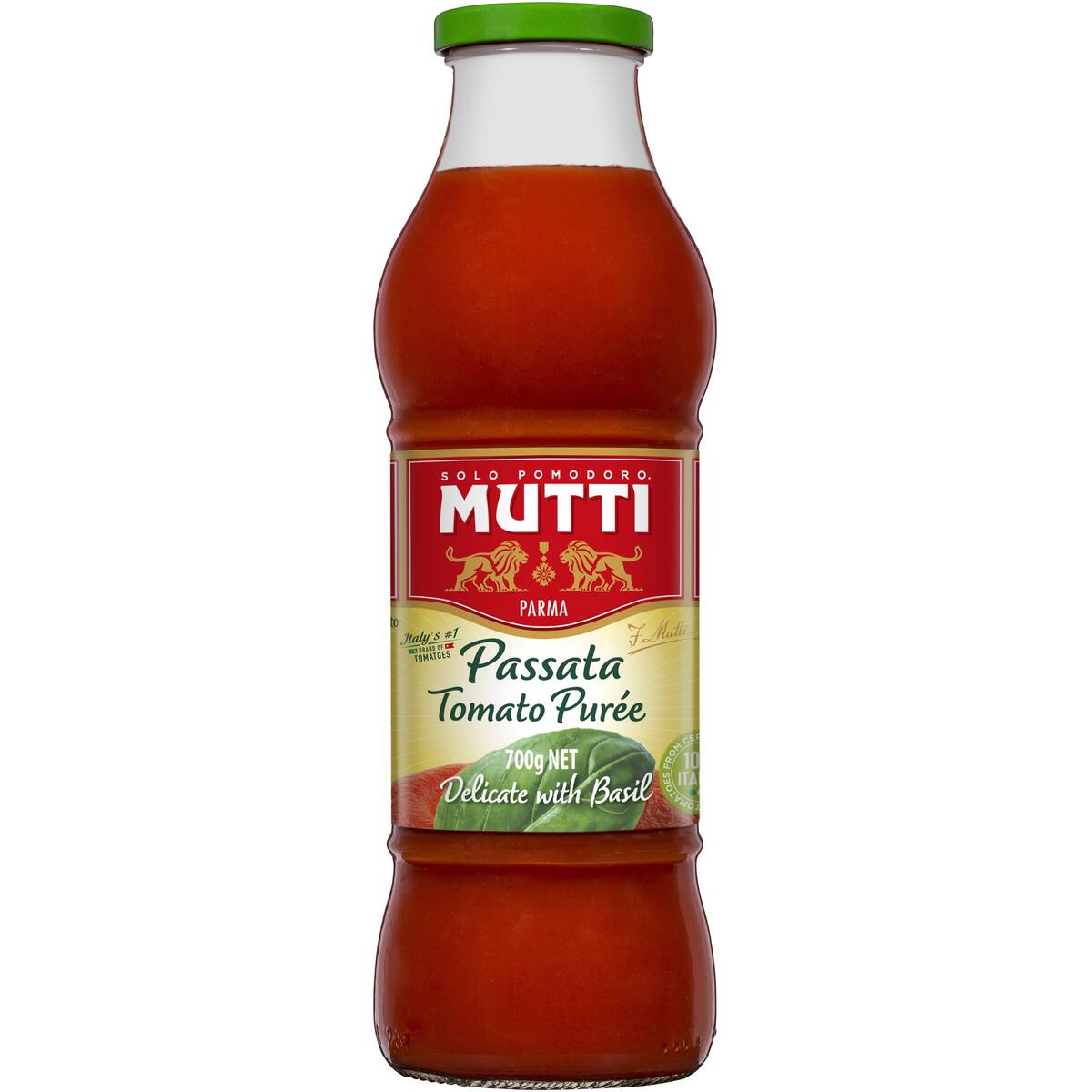 Mutti Passata Tomato Puree With Basil 700g