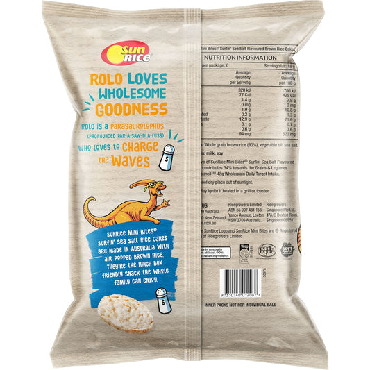 Sunrice Mini Bites Surfin Sea Salt 6 Pack