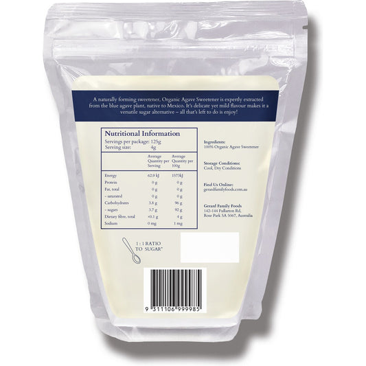 Gerard Family Foods Organic Agave Sweetener 500g