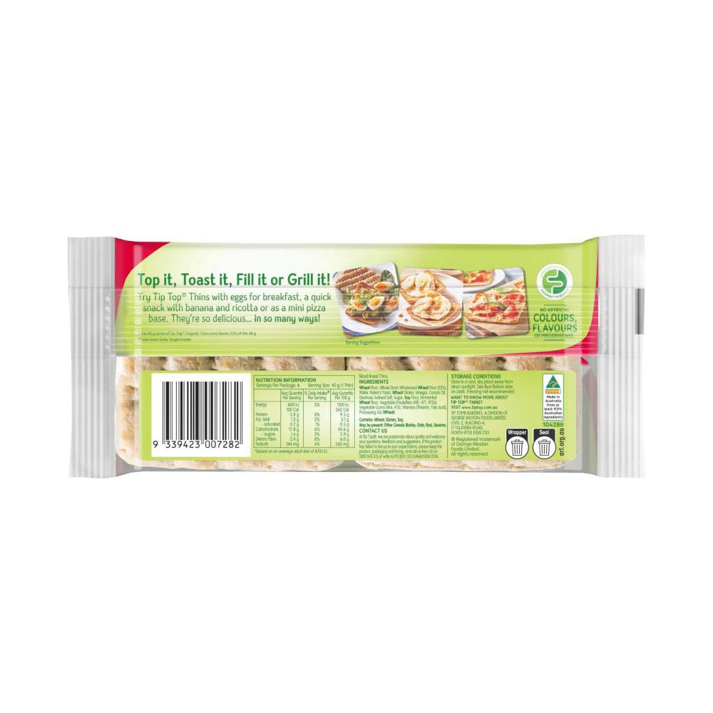 Tip Top Thins Original 6 Pack - 240g