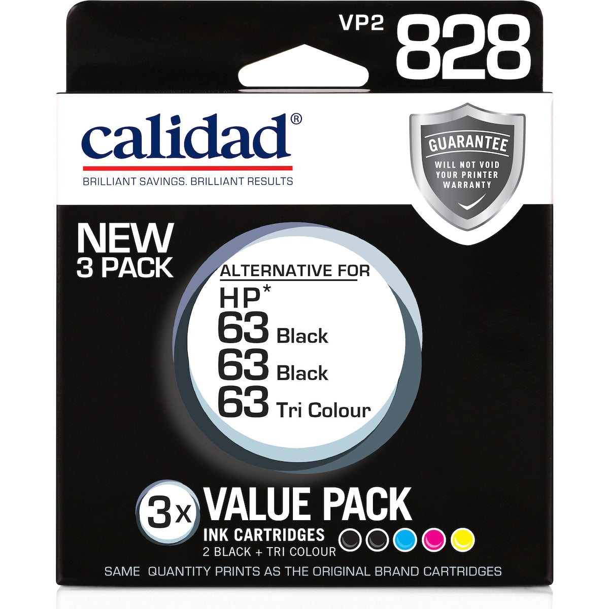 Calidad Hp 63 Printer Ink Cartridges 3 Pack