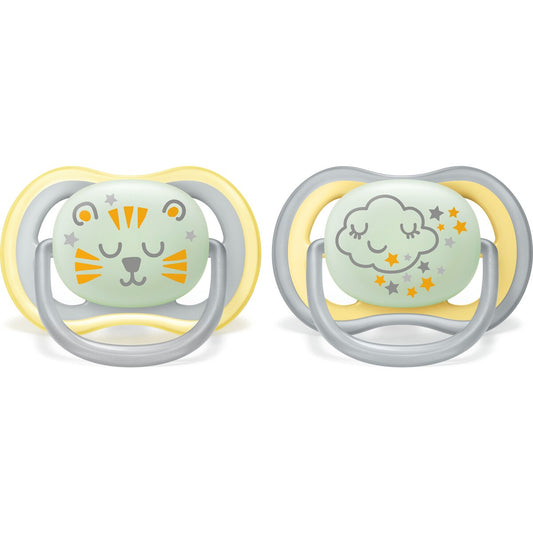 Philips Avent Ultra Air Nighttime Soother 18m+ 2 Pack
