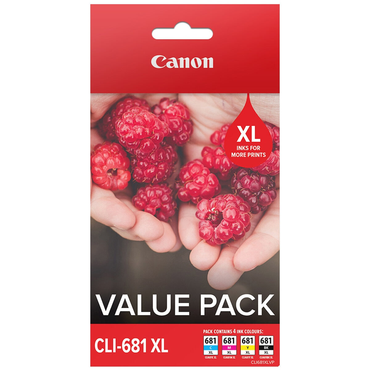 Canon CLI-681 XL Ink Cartridge Pack 4-Pack CLI681XLVP Cmyk Crisp