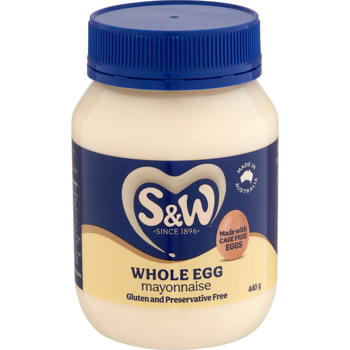 S&w Mayonnaise Whole Egg 440g