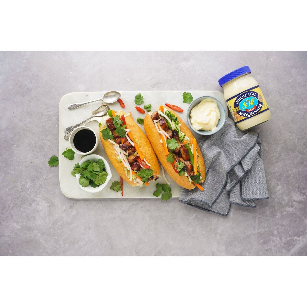 S&W Mayonnaise Whole Egg 440g