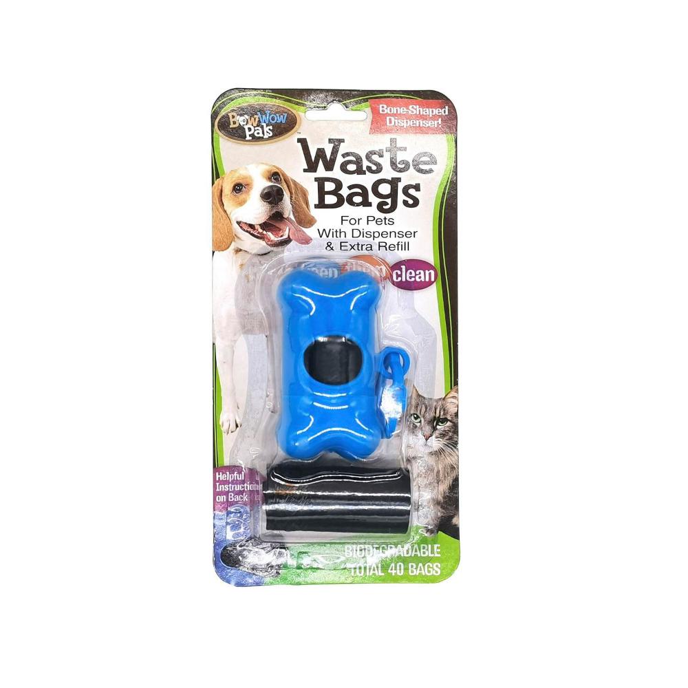 Bow Wow Waste Bags Bone Shaped Dispenser & Refill - 1 pack