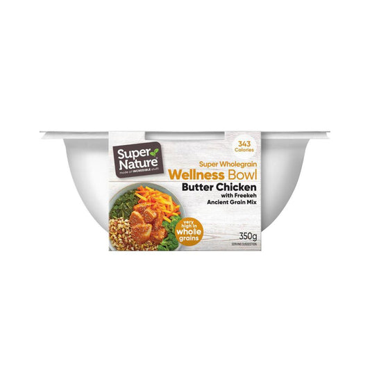 Super Nature Wellness Bowls Wholegrain Butter Chicken Ancient Grain - 350g
