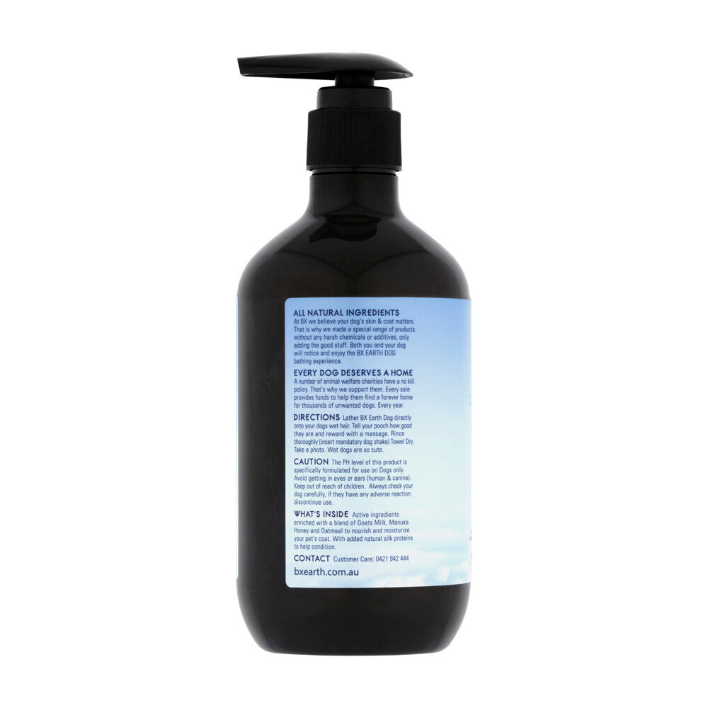 Bx Earth Dog 2 In 1 Goatsmilk Manuka & Oatmeal All Natural Conditioning Shamp ... 500mL