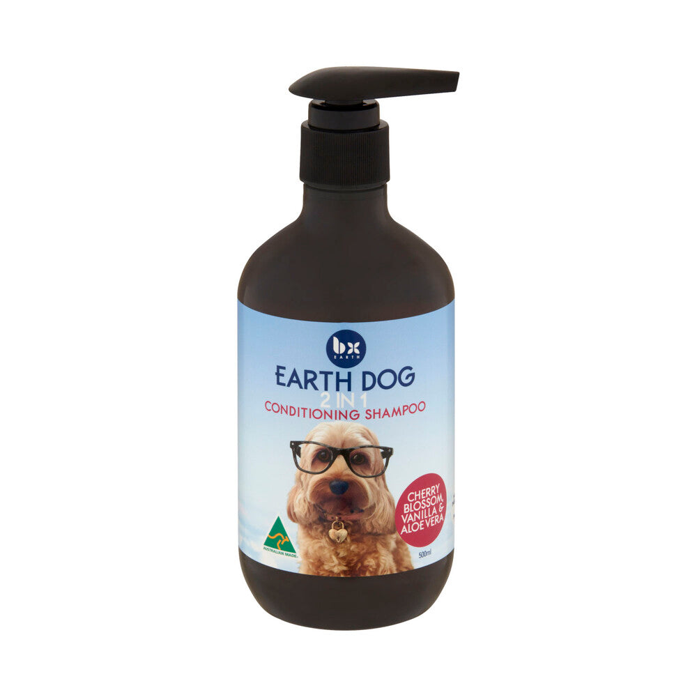 BX Earth Dog 2 In 1 Cherry Blossom Vanilla & Aloe Vera All Natural Conditioning ... 500mL
