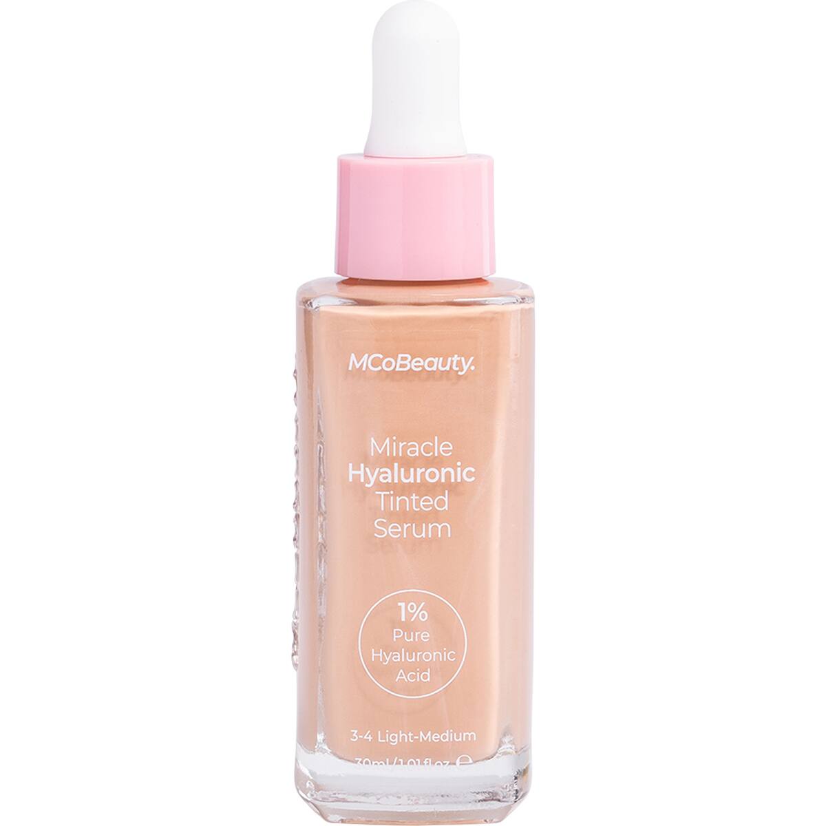 Mcobeauty Miracle Hyaluronic Tinted Serum 3-4 Light Medium 30ml