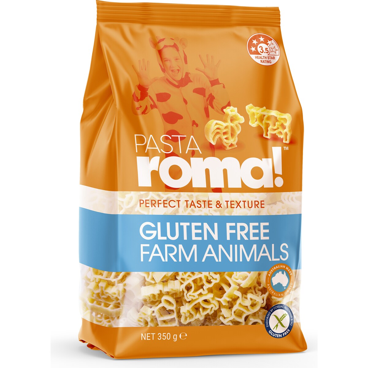 Pasta Roma Gluten Free Farm Animals Pasta 350g