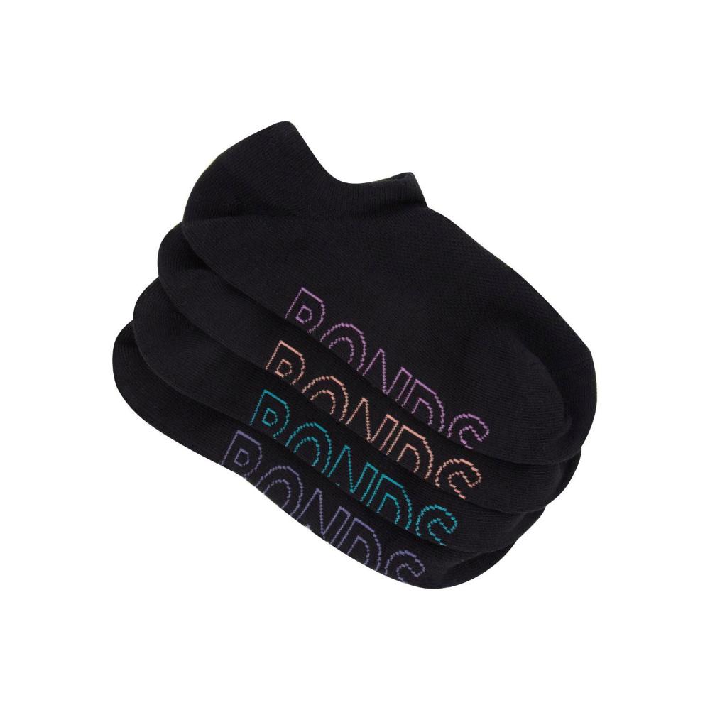 Bonds Womens Logo Light No Show Size 8 - 114 - Pack