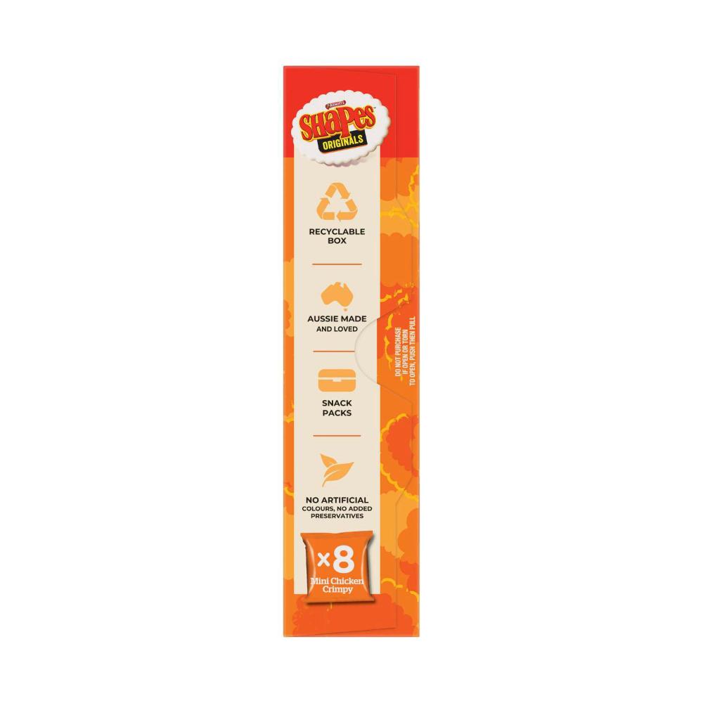 Arnott's Shapes Chicken Crimpy Multipack 8 Pack - 200g