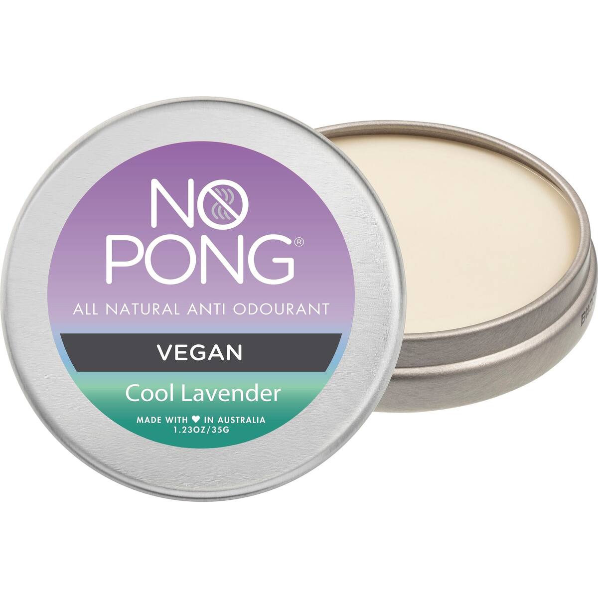 No Pong Cool Lavender Solid Deodorant 35g