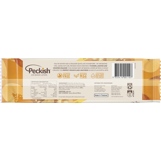 Peckish Flavoured Rice Crackers Cheddar Cheese 90g