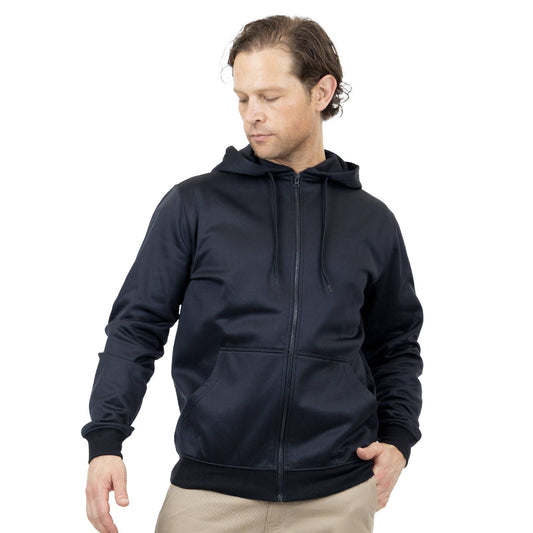 Craftright Black Zip Thru Hoodie - Small
