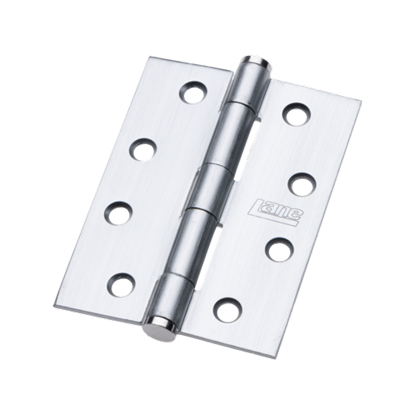 Lane Satin Chrome Butt Hinge - 100 x 75 x 2.5mm - 2 Pack