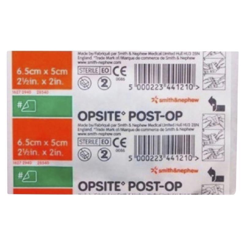 Opsite Post-Op 6.5cm x 5cm Waterproof Dressing