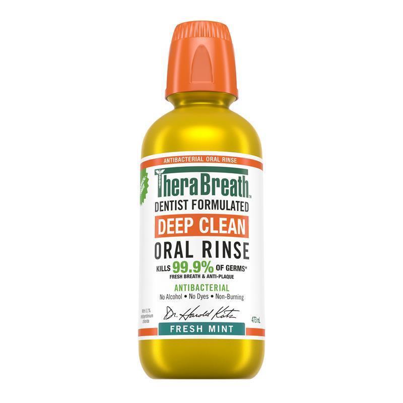 Therabreath Deep Clean Oral Rinse 473ml