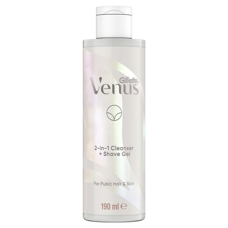 Gillette Venus for Pubic Hair & Skin 2 In 1 Cleanser & Shave Gel 190ml