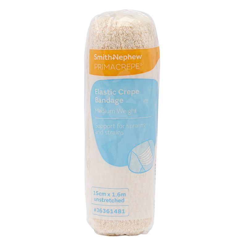 Primacrepe Elastic Crepe Bandage Medium 15cm x 1.6m