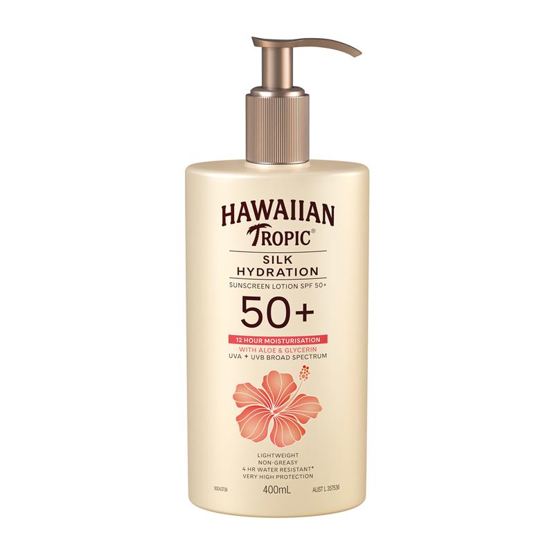Hawaiian Tropic SPF 50+ Silk Hydration Body 400g