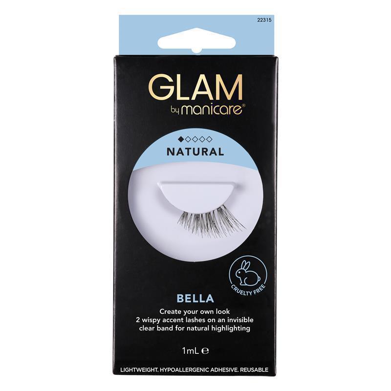 Glam By Manicare Bella Lashes - Natural (1mL)