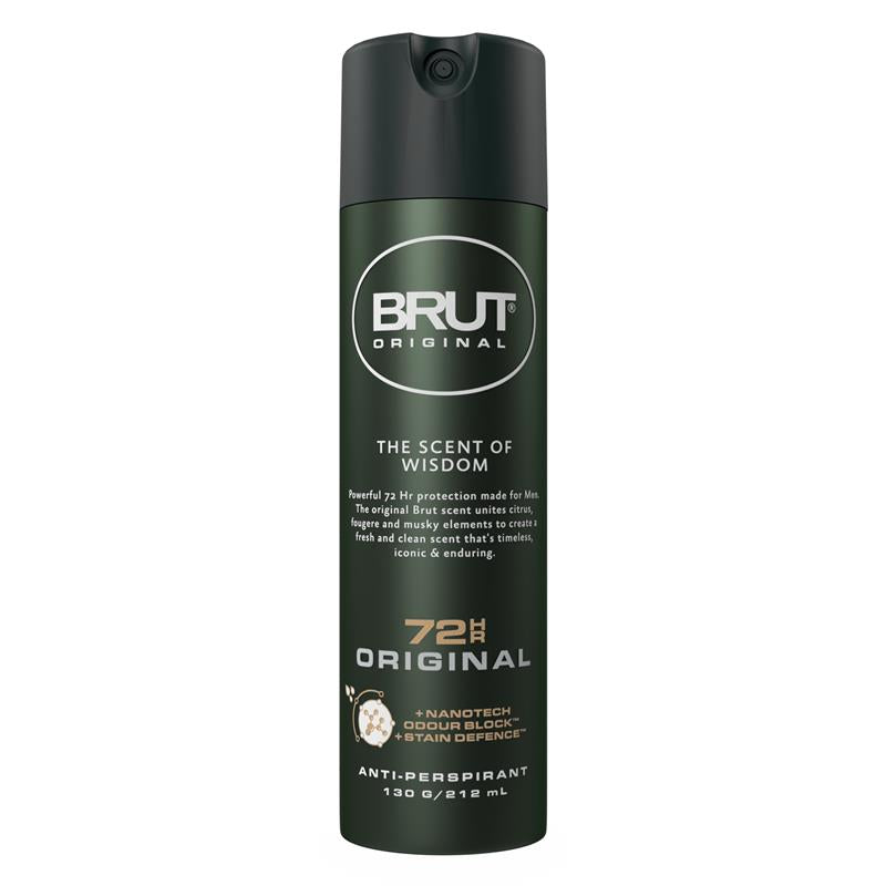 Brut Original 72HR Antiiperspirant Deodorant 130g