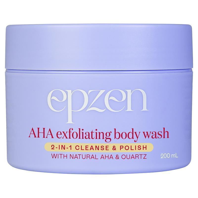 Epzen AHA Exfoliating Wash With Natural AHA & Quartz 200ml