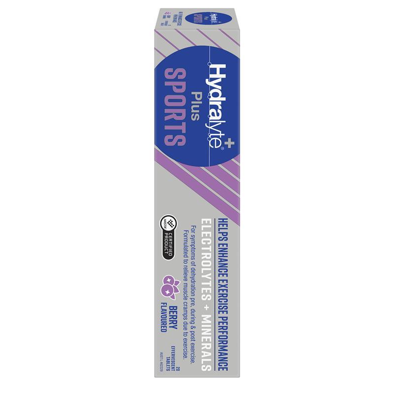 Hydralyte Plus Sport Berry 20 Effervescent Tablets
