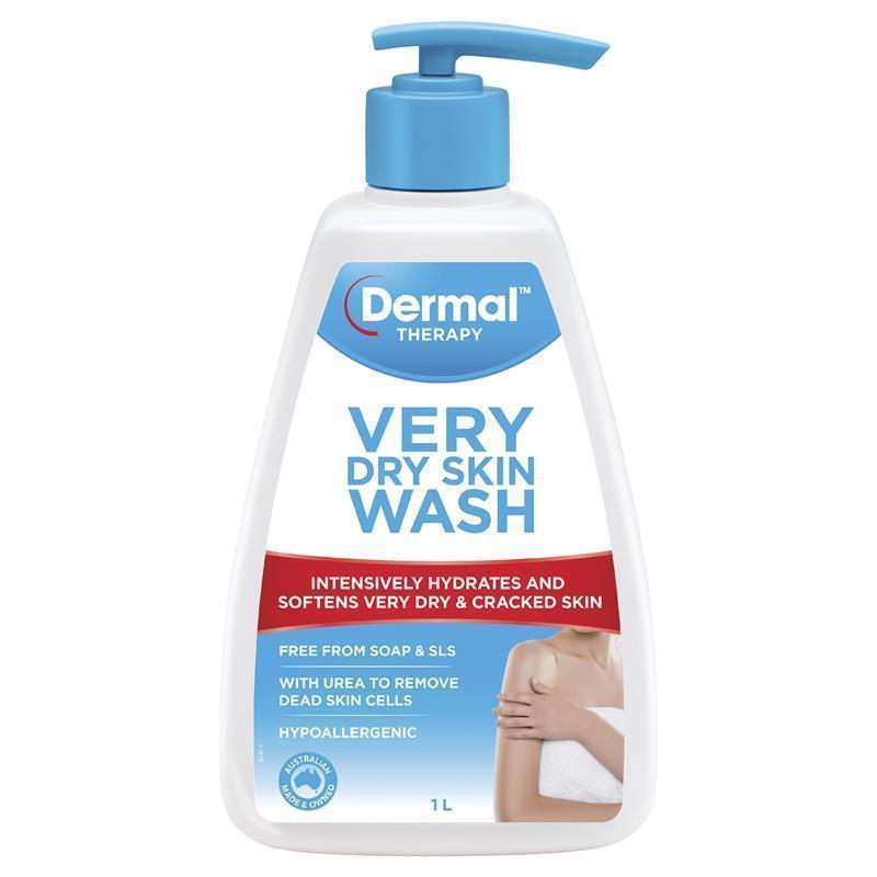 Dermal Therapy Very Dry Skin Wash 1 Litre Exclusive Size