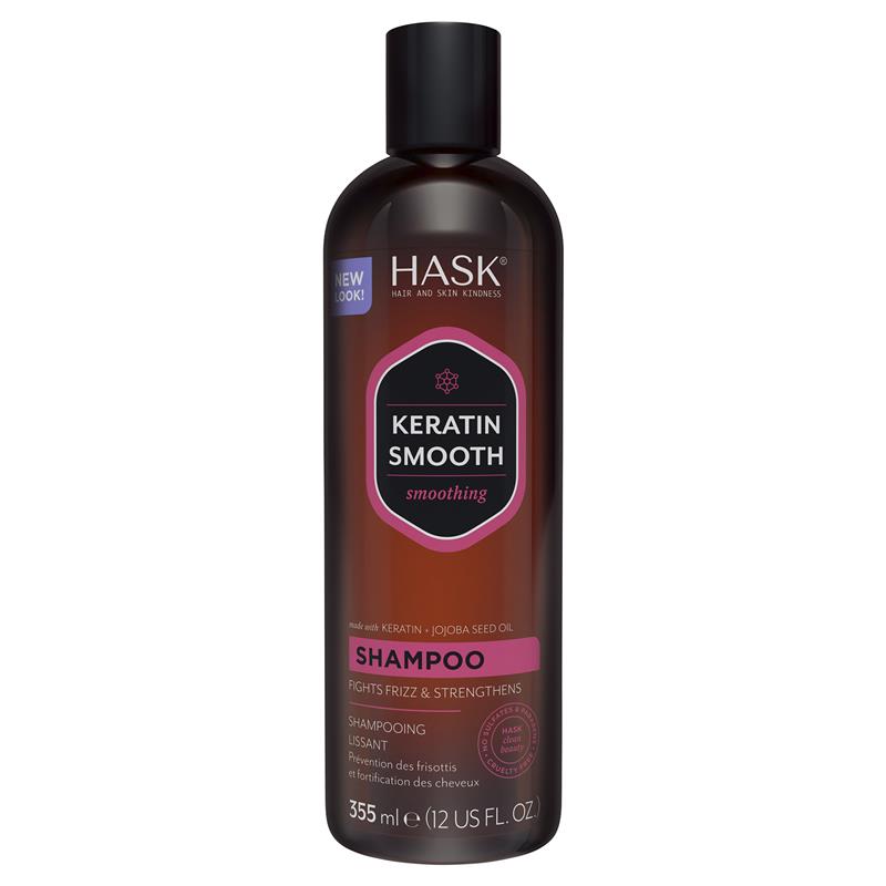 Hask Keratin Protein Smoothing Shampoo 355ml