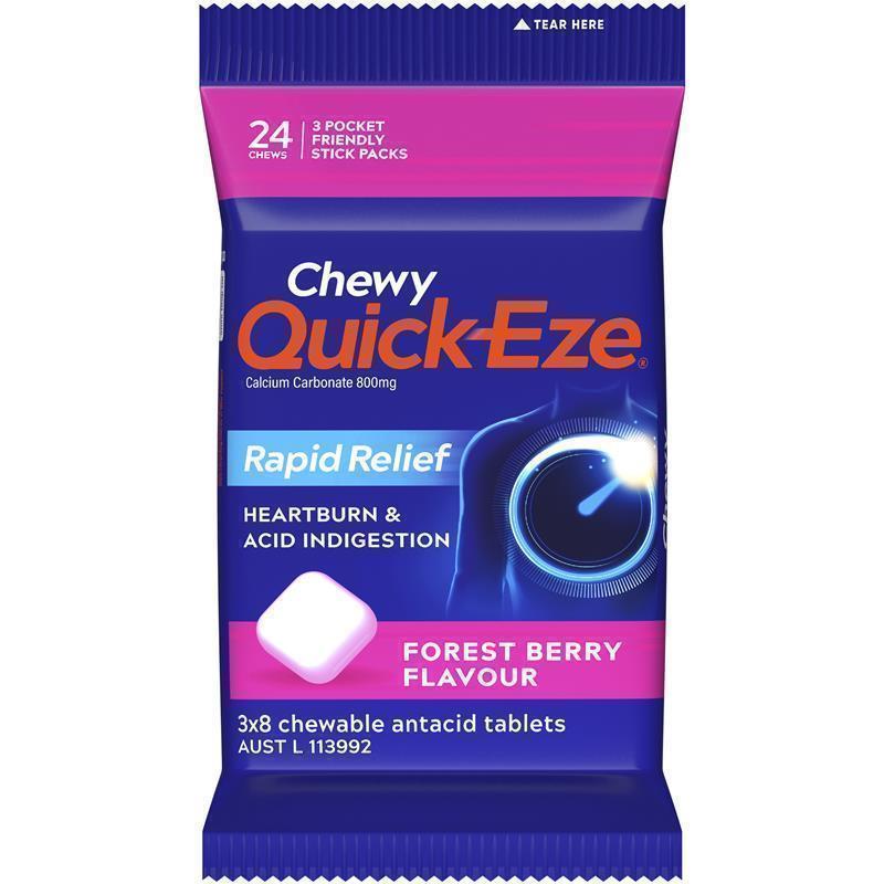 Quick Eze Chewy Forest Berry Multi Pack