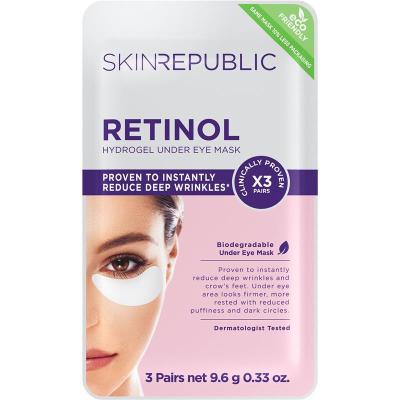 Skin Republic Retinol Hydrogel Under Eye Patches 3 Pairs