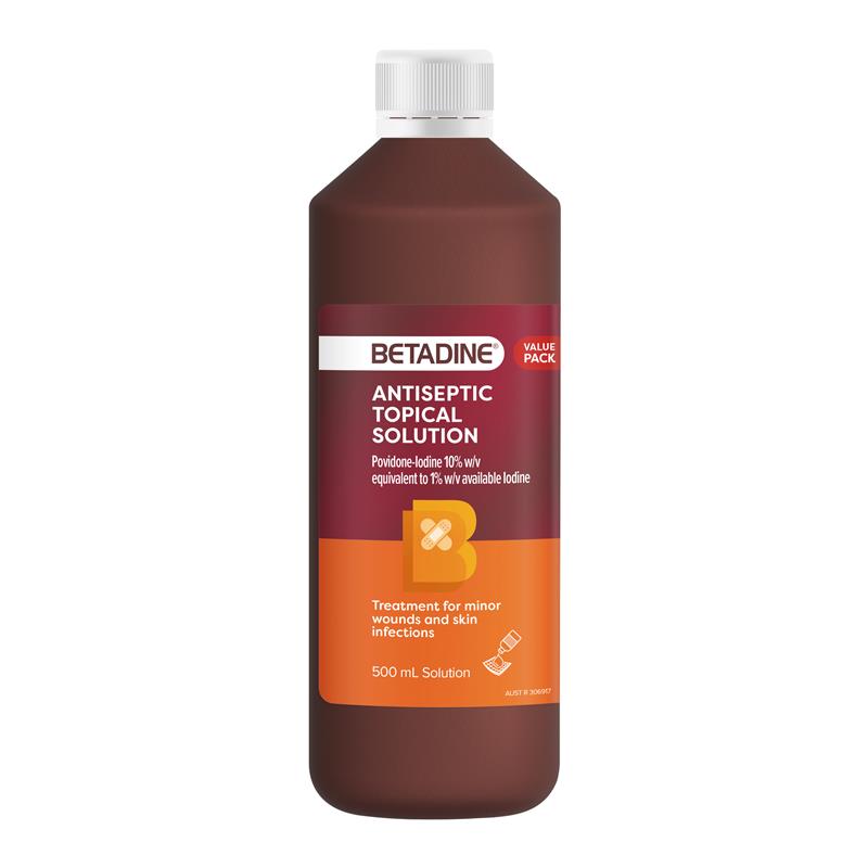 Betadine Antiseptic Topical Solution 500mL
