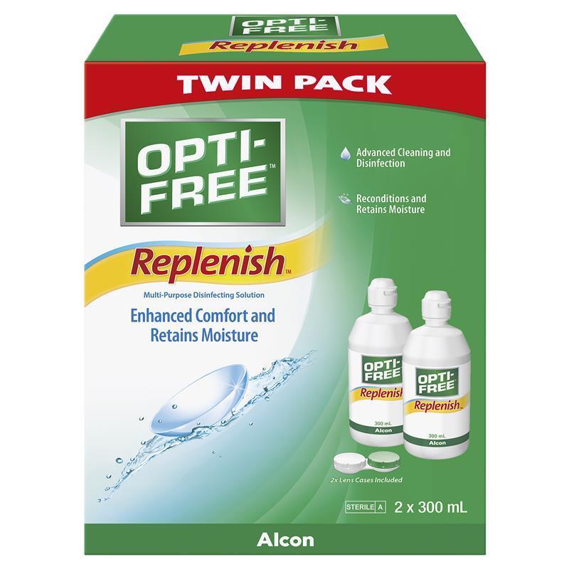 Opti Free Replenish Twin Pack 2 x 300mL