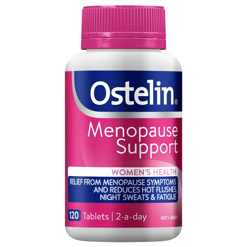 Ostelin Menopause Support 120 Tablets Exclusive Size