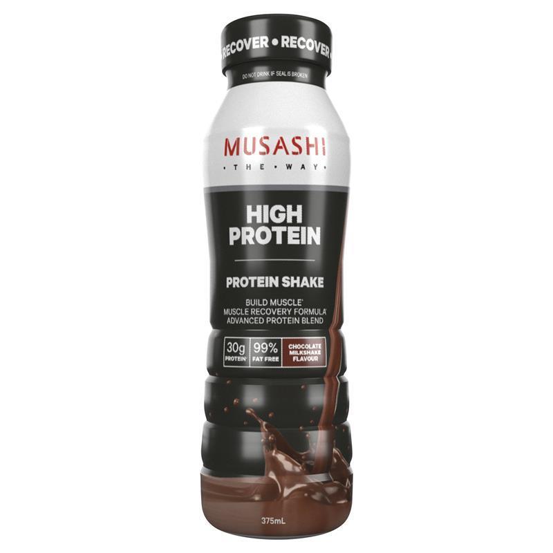 Musashi High Protein Chocolate Milkshake 375ml