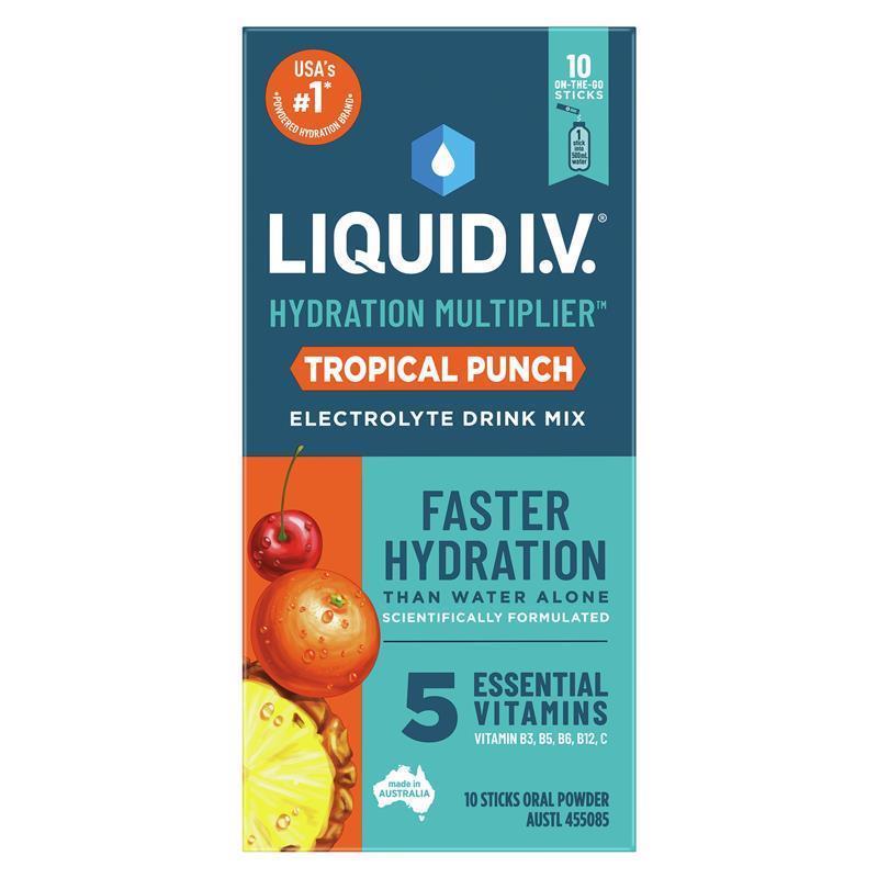 Liquid IV Hydration Tropical Punch 10 Sachets