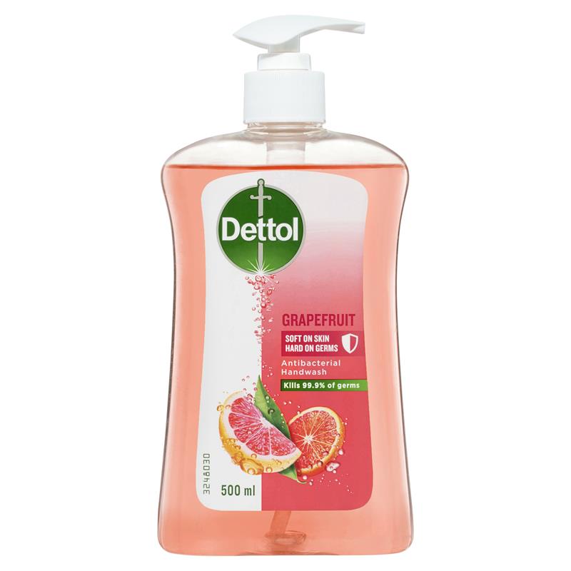 Dettol Antibacterial Liquid Hand Wash Grapefruit 500ml
